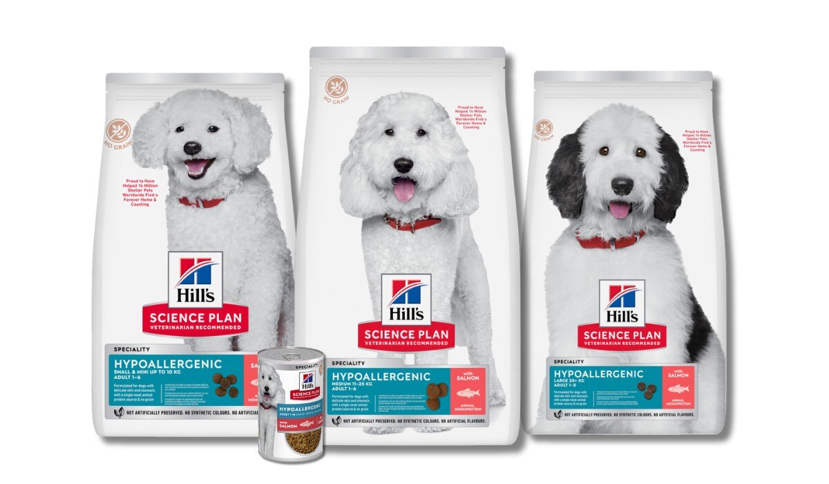 Hrană pentru câini, fără porumb, grâu sau soia