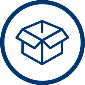 deschideți cutia de carton goală