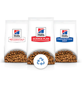 ambalaj Hill's pentru hrana pentru animale de companie cu semn de reciclare