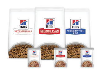 hrana pentru animale de companie Hills și semnul de reciclare