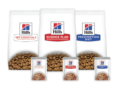 hrana pentru animale de companie Hills și semnul de reciclare