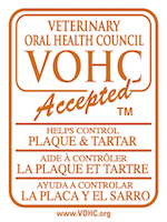 Sigiliul VOHC este o marcă comercială din SUA deținută de Veterinary Oral Health Council, o corporație din SUA